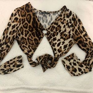 Cheetah print top